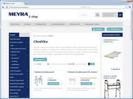 Screenshot e-shopu Meyra ČR - Výpis produktů