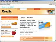 Screenshot webu Ocuvite.cz - Ocuvite Complete