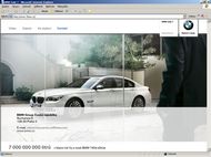 Screenshot webu BMW 7 - Kontakt