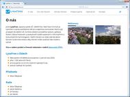Screenshot webu Lysafree - O nás