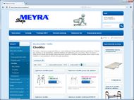 Screenshot e-shopu Meyra ČR (původní) - Výpis produktů