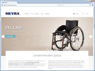 Screenshot webu Meyra ČR - Úvodní stránka