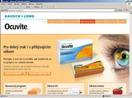 Screenshot webu Ocuvite.cz - Úvod