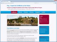 Screenshot webu Prag Schifffahrt - Úvodní stránka (fullsite)
